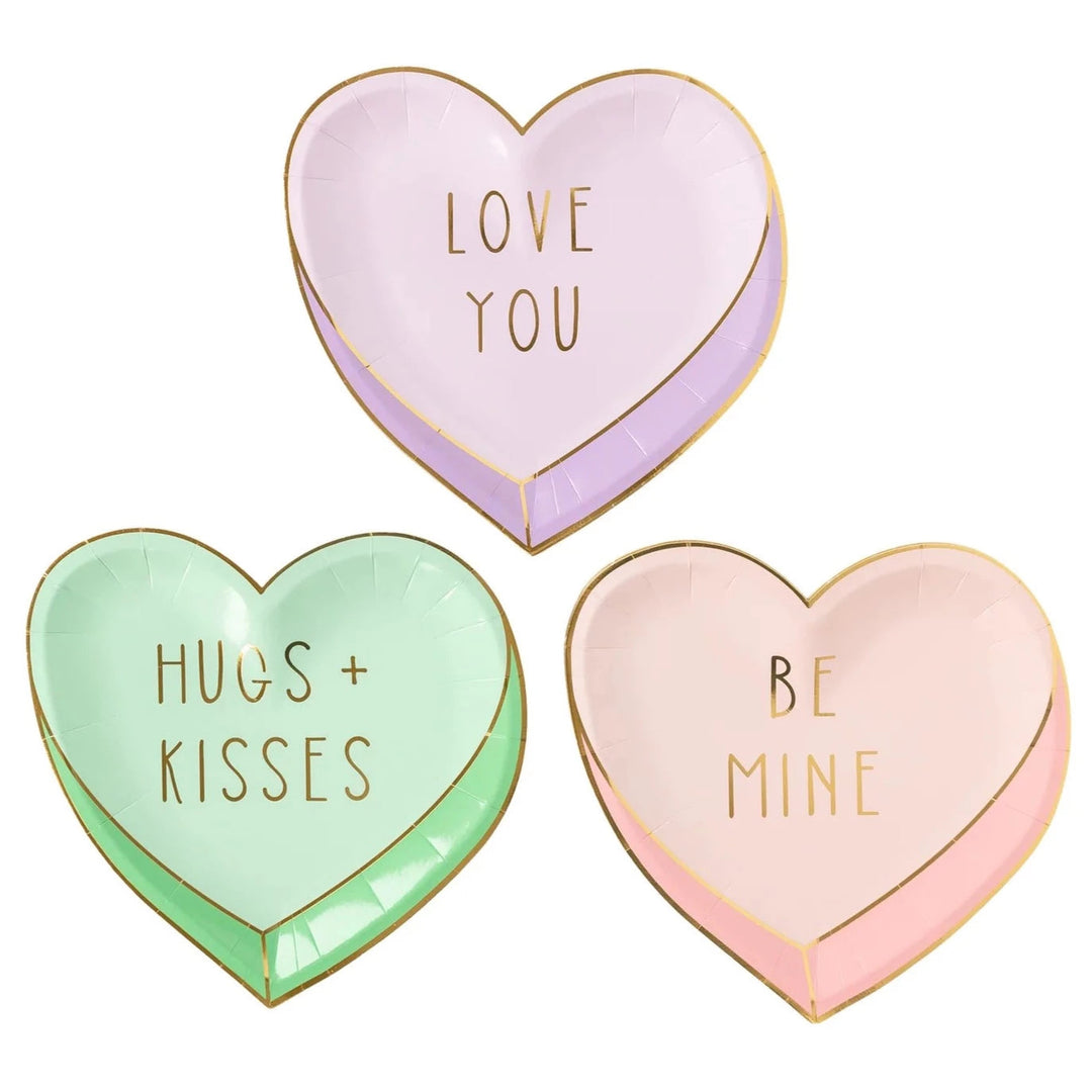 Pastel Glitter Heart Stickers