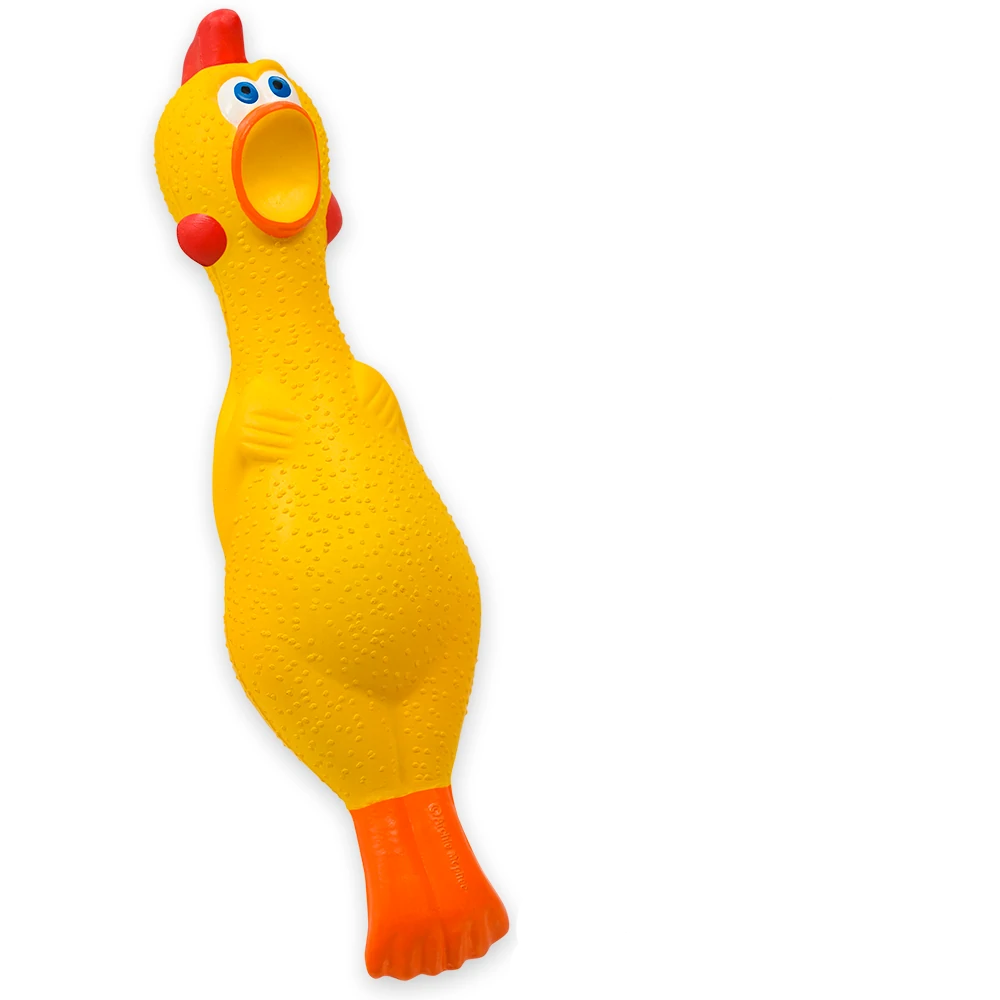 STRESS RUBBER CHICKEN Archie McPhee Toy Bonjour Fete - Party Supplies