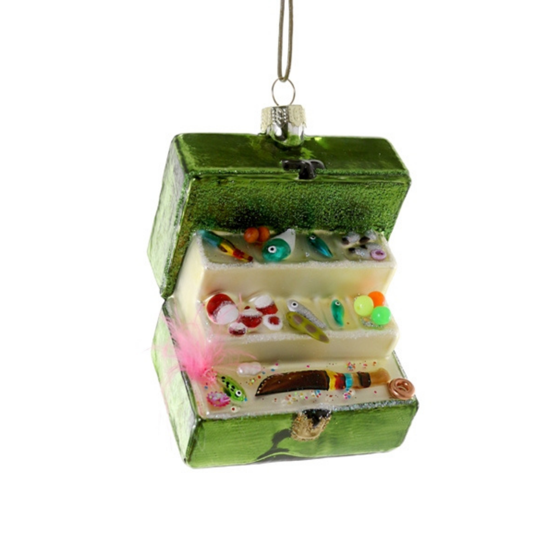 TACKLE BOX ORNAMENT Cody Foster Co. Christmas Ornament Bonjour Fete - Party Supplies