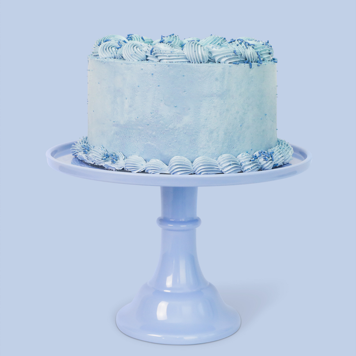 WEDGEWOOD BLUE MELAMINE CAKE STAND