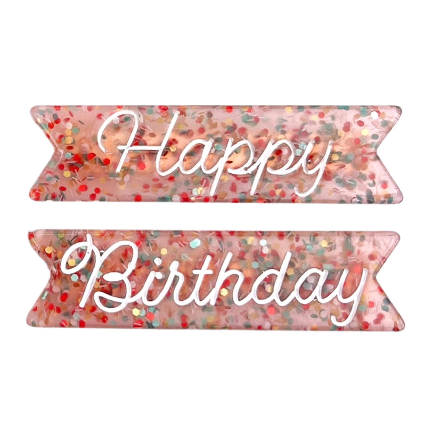 HAPPY BIRTHDAY HAIR CLIPS SET – Bonjour Fête