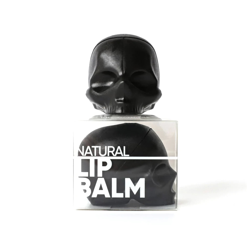 BLACK SKULL LIP BALM Rebels Refinery Halloween Favors Bonjour Fete - Party Supplies