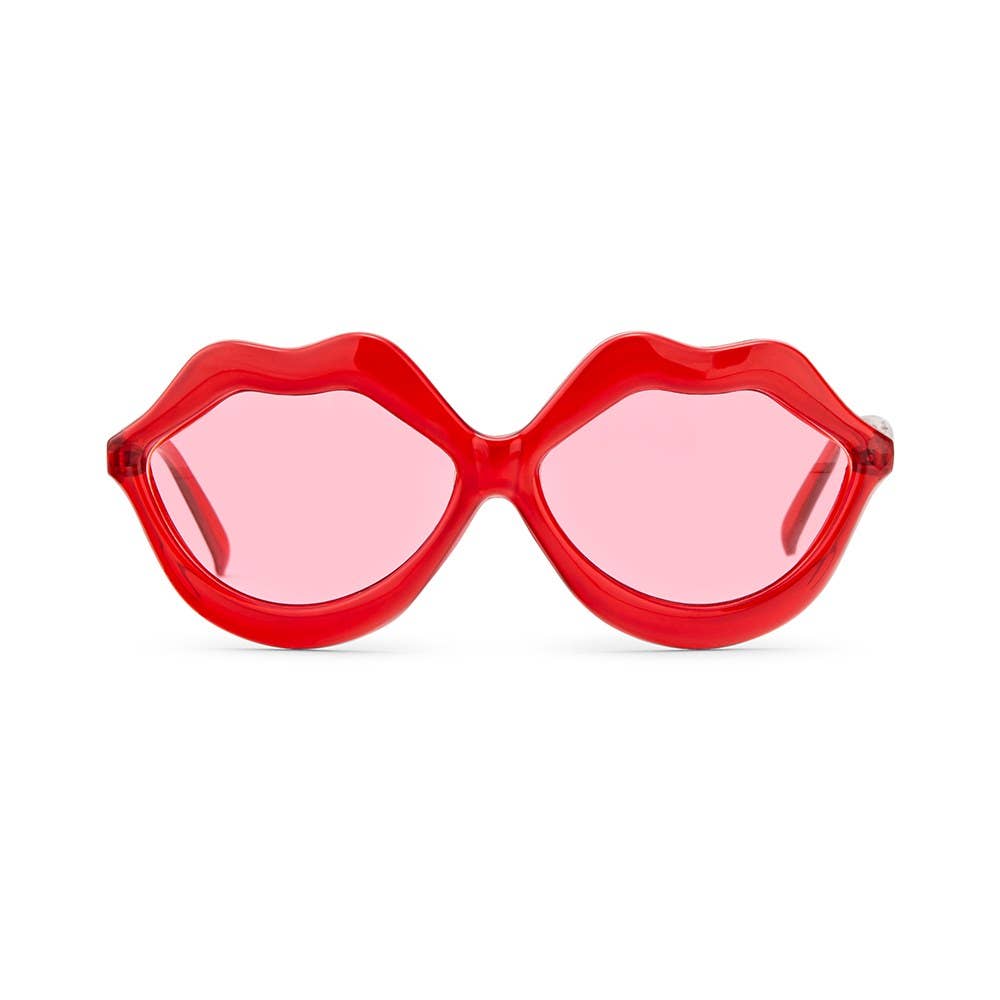 Women's Bachelorette Party Sunglasses - Red Lips Weddingstar Inc. 0 Faire Bonjour Fete - Party Supplies