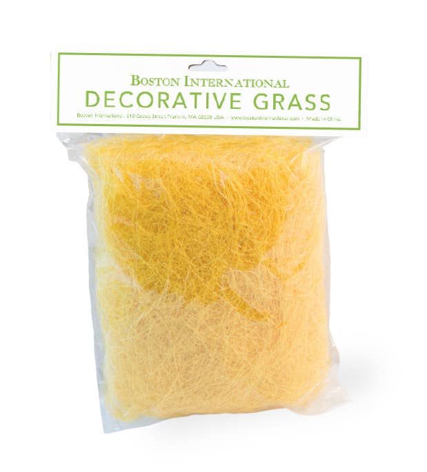 Decorative Grass Yellow Easter Grass Bonjour Fete Party Supplies Easter Baskets