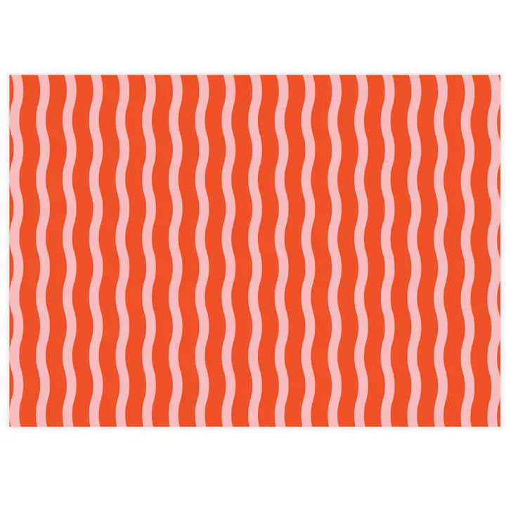 Fussy Stripe Tissue Paper Bonjour Fete Party Supplies Valentine's Day Gift Wrapping