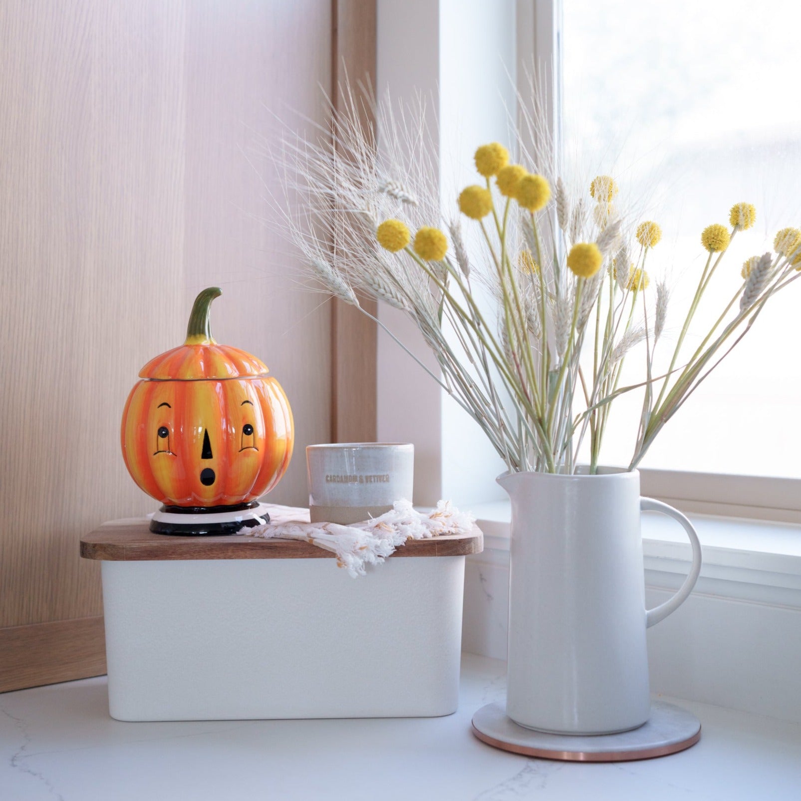 Johanna Parker Pumpkin Canister and 2024 goblets