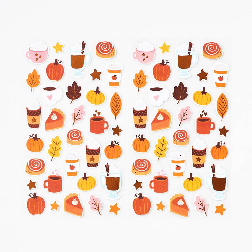 FALL ICON STICKERS Paper Source Wholesale Stickers & Temporary Tattoos Bonjour Fete - Party Supplies