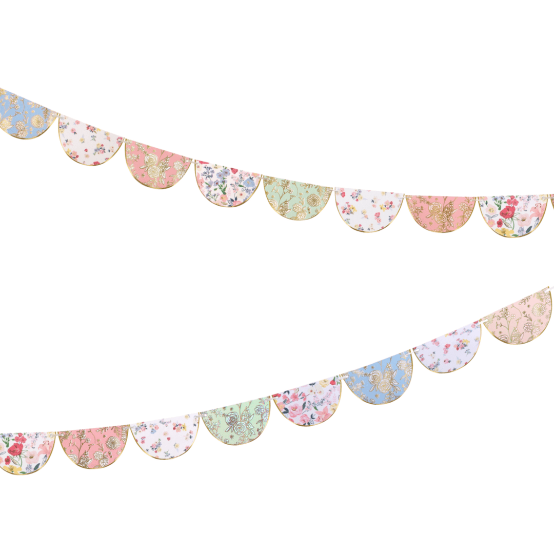 ENGLISH GARDEN SCALLOP GARLAND Meri Meri Garlands & Banners Bonjour Fete - Party Supplies