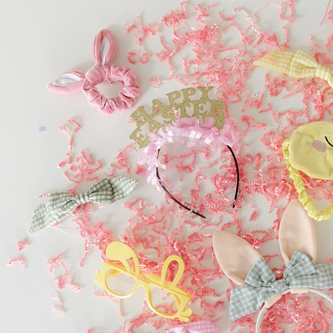 BUNNY EARS SCRUNCHIE Ganz Easter Gifts & Basket Fillers Bonjour Fete - Party Supplies