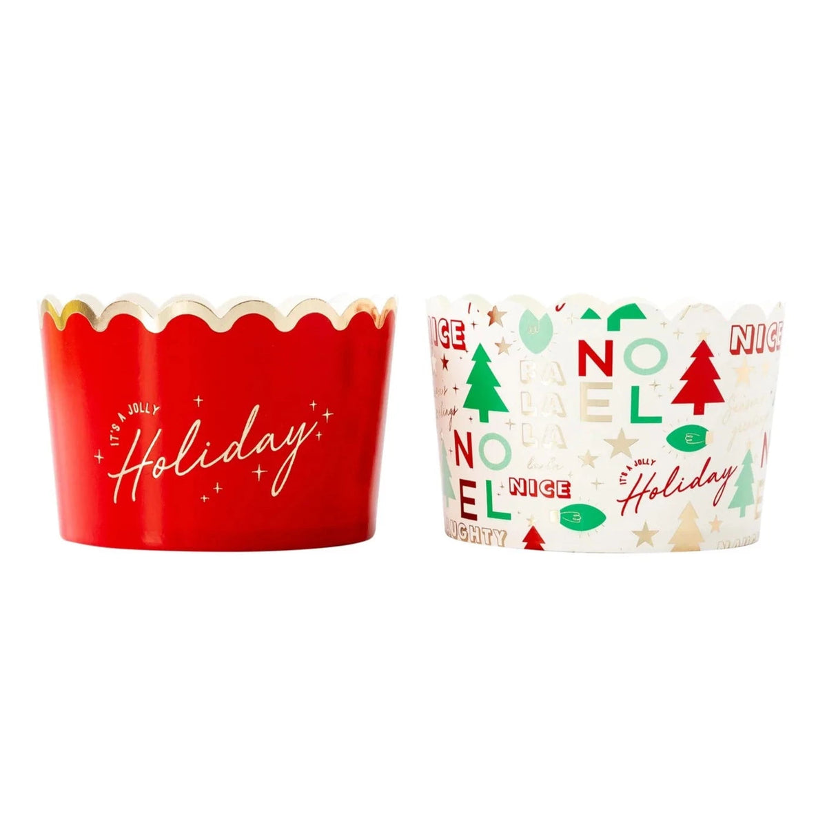 JOLLY HOLIDAY JUMBO FOOD CUPS | Bonjour Fête