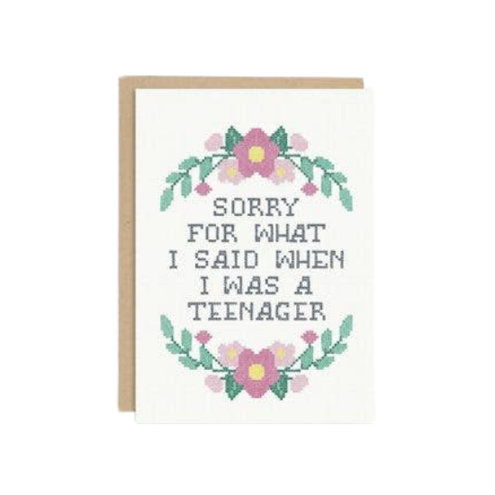 WHEN I WAS A TEENAGER MOTHER'S DAY CARD Paper Source Wholesale Bonjour Fete - Party Supplies