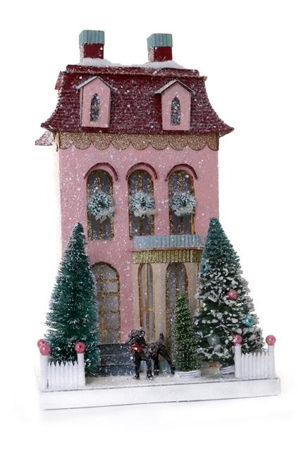 PINK CHATEAU Cody Foster Co. Christmas House Bonjour Fete - Party Supplies