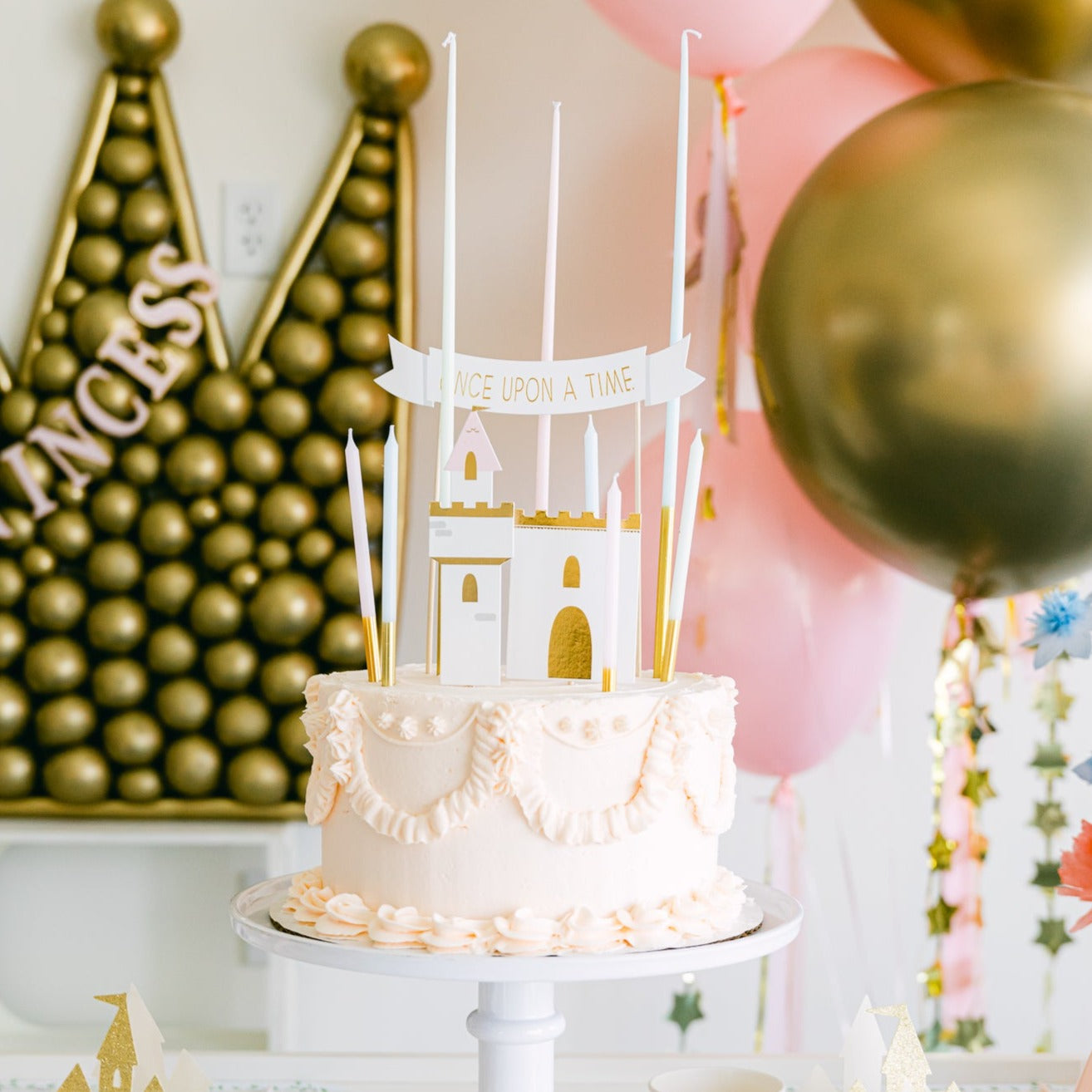 Personalised Princess Cake Toppers Set Girls Birthday Party Wedding De –  SugArtFactory