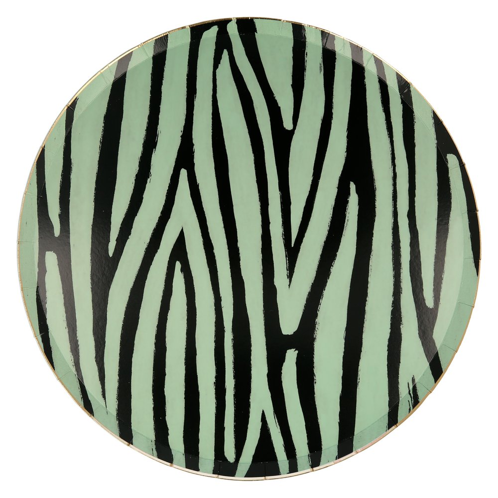 SAFARI ANIMAL PRINT PLATES - LARGE Meri Meri Plates Bonjour Fete - Party Supplies