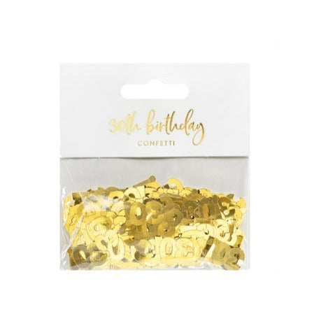 30! GOLD CONFETTI Party Deco Confetti Bonjour Fete - Party Supplies