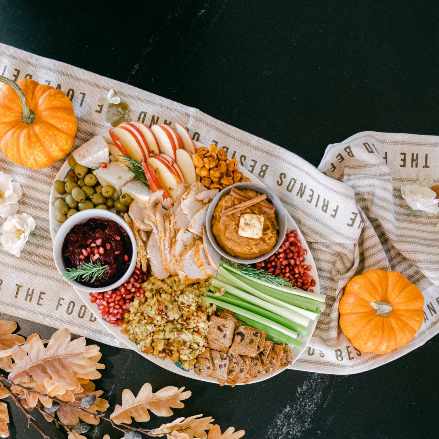 Melamine thanksgiving clearance plates