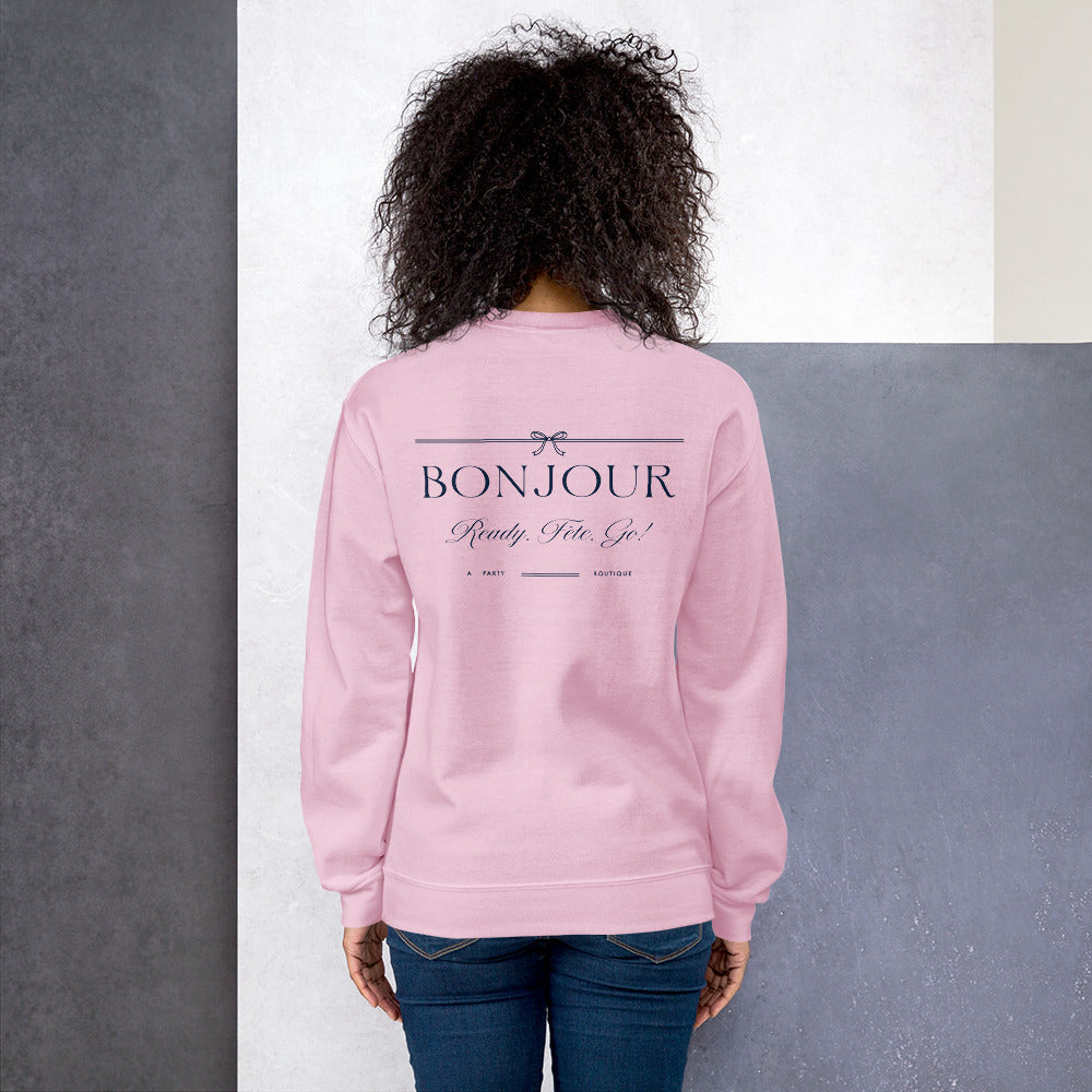 Unisex Sweatshirt Bonjour Fête  Bonjour Fete - Party Supplies