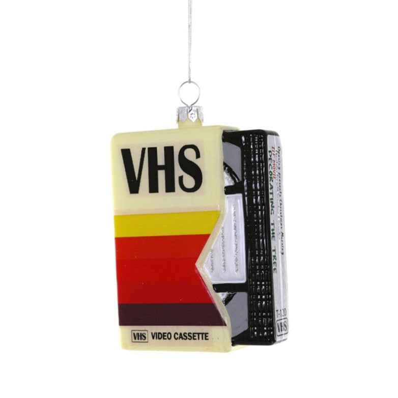 VHS TAPE ORNAMENT BY CODY FOSTER Cody Foster Co. Christmas Ornament Bonjour Fete - Party Supplies